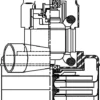 VACUUM MOTOR 240V 1500W AMETEK