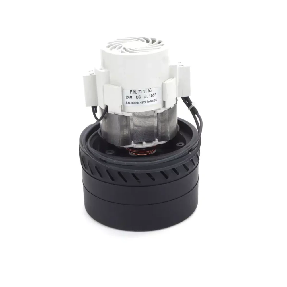 SILNIK SSĄCY / TURBINA SSĄCA ODKURZACZA 24V 500W 3-STOPNIOWY WYLOT OBWODOWY