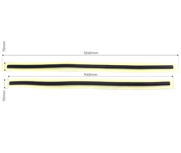 SQUEEGEE RUBBER SET KARCHER B 150 R, B 150 R + D 75