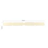FRONT SQUEEGEE RUBBER TASKI Swingo 450, 455, 750, 755, 855