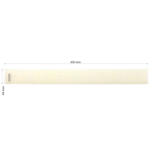BACK SQUEEGEE RUBBER GHIBLI ROLLY 430MM PU