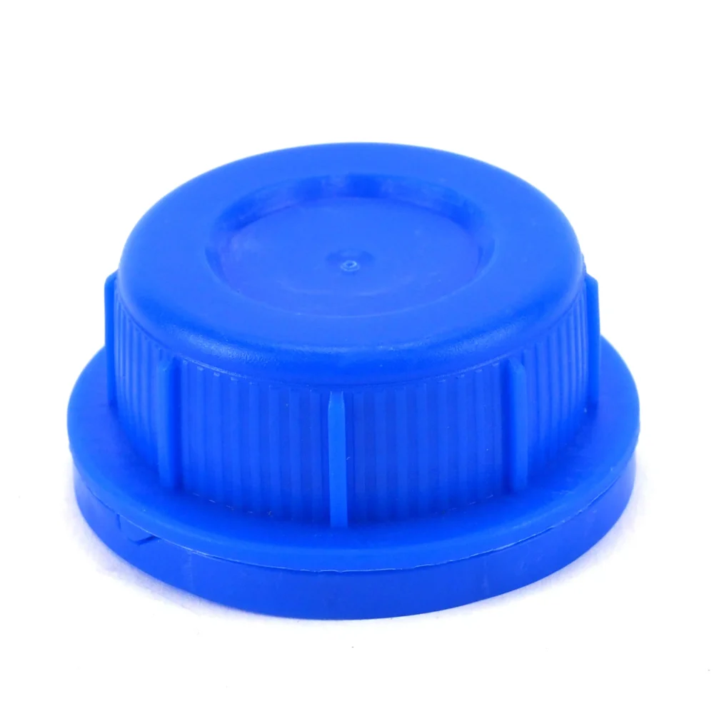 BLUE ENDFITTING WITH PLUG for clean water drain hose TASKI SWINGO / PROCARPET