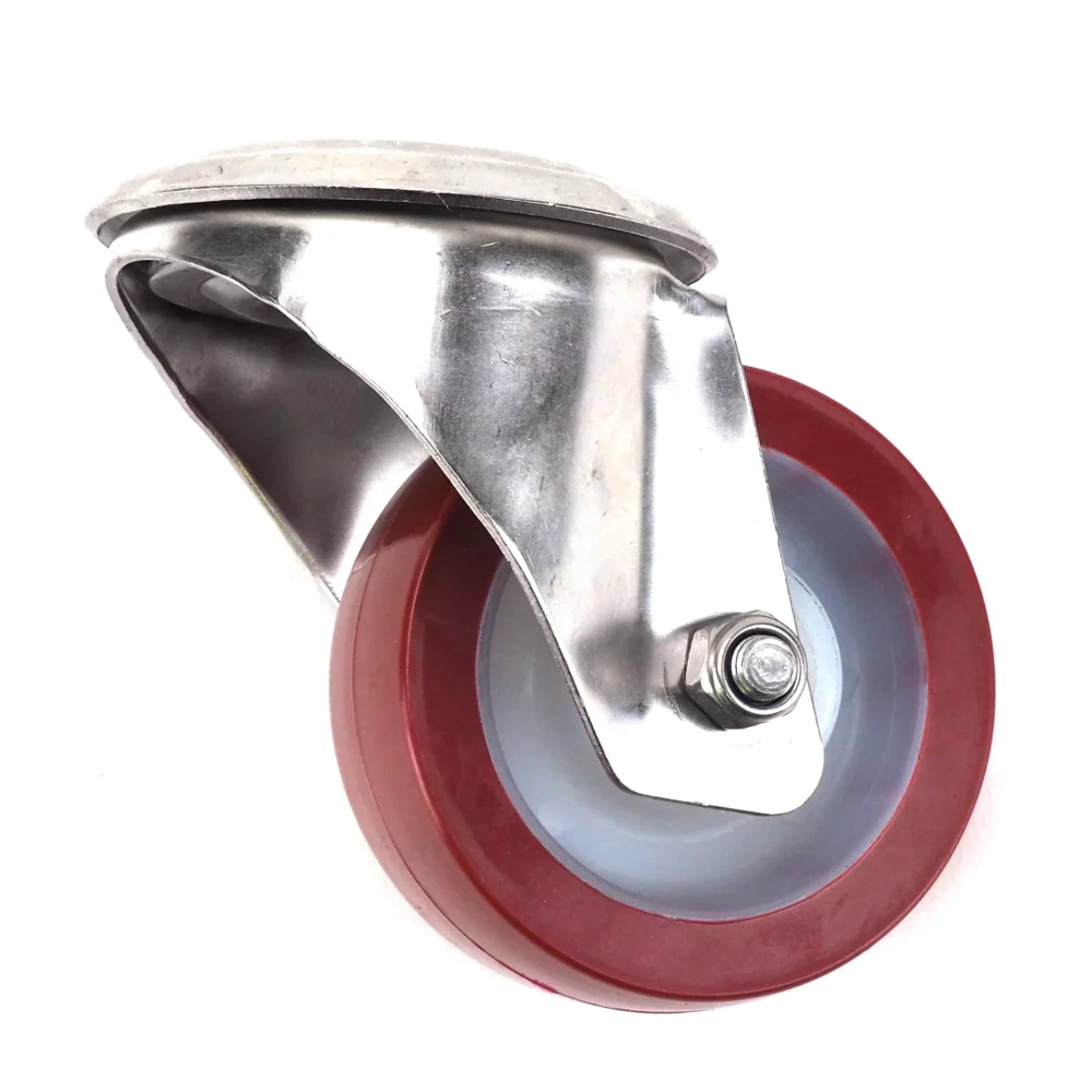 INOX SWIVEL SQUEEGEE WHEEL C85 C100 HAKO 1100 D.80x35